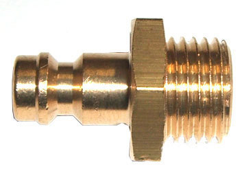 Stecknippel mit 1/4" Anschluss Createx (Nipple DN 5 with 1/4" external thread)