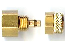 4/6mm Schlauchanschluss Createx mit 1/8" Innengewinde (Hose connector for 4x6mm PVC hose)