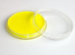 Fluoreszenzfarbe für Körperbemalung Fengda body painting yellow 30 ml