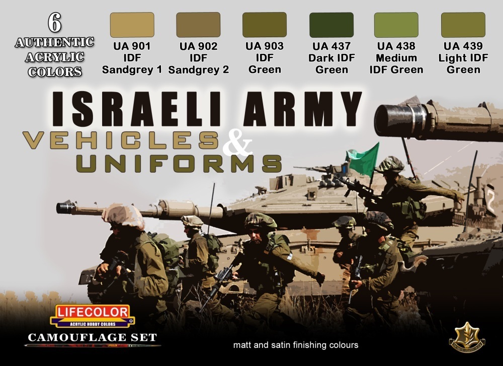Tarnfarben Set LifeColor CS32 ISRAELI ARMY