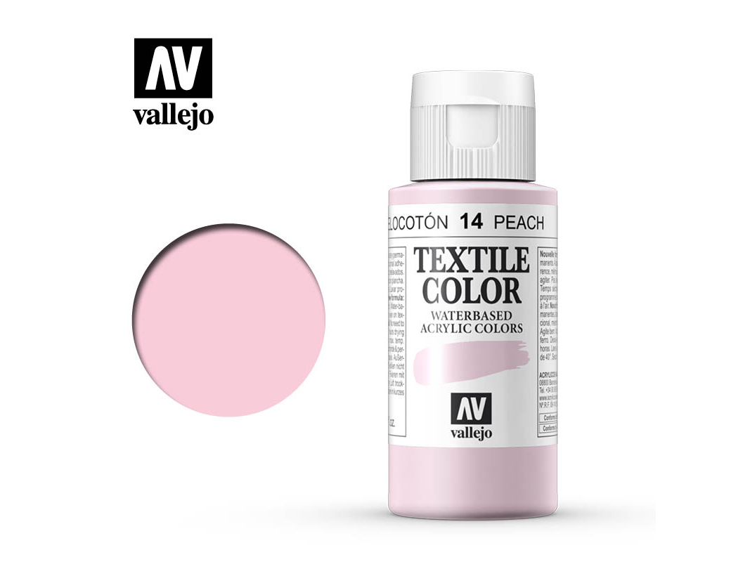 Textilfarbe Vallejo Textile Color 40014 Peach (60ml)