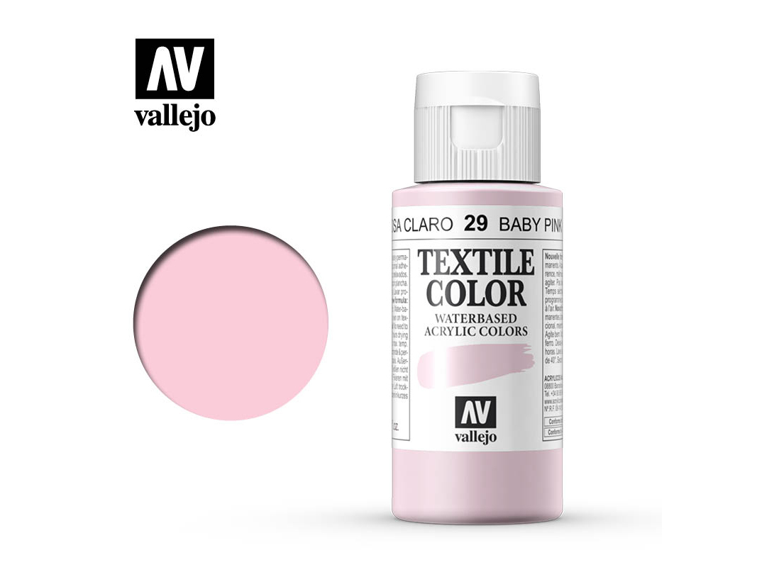 Textilfarbe Vallejo Textile Color 40029 Baby Pink (60ml)