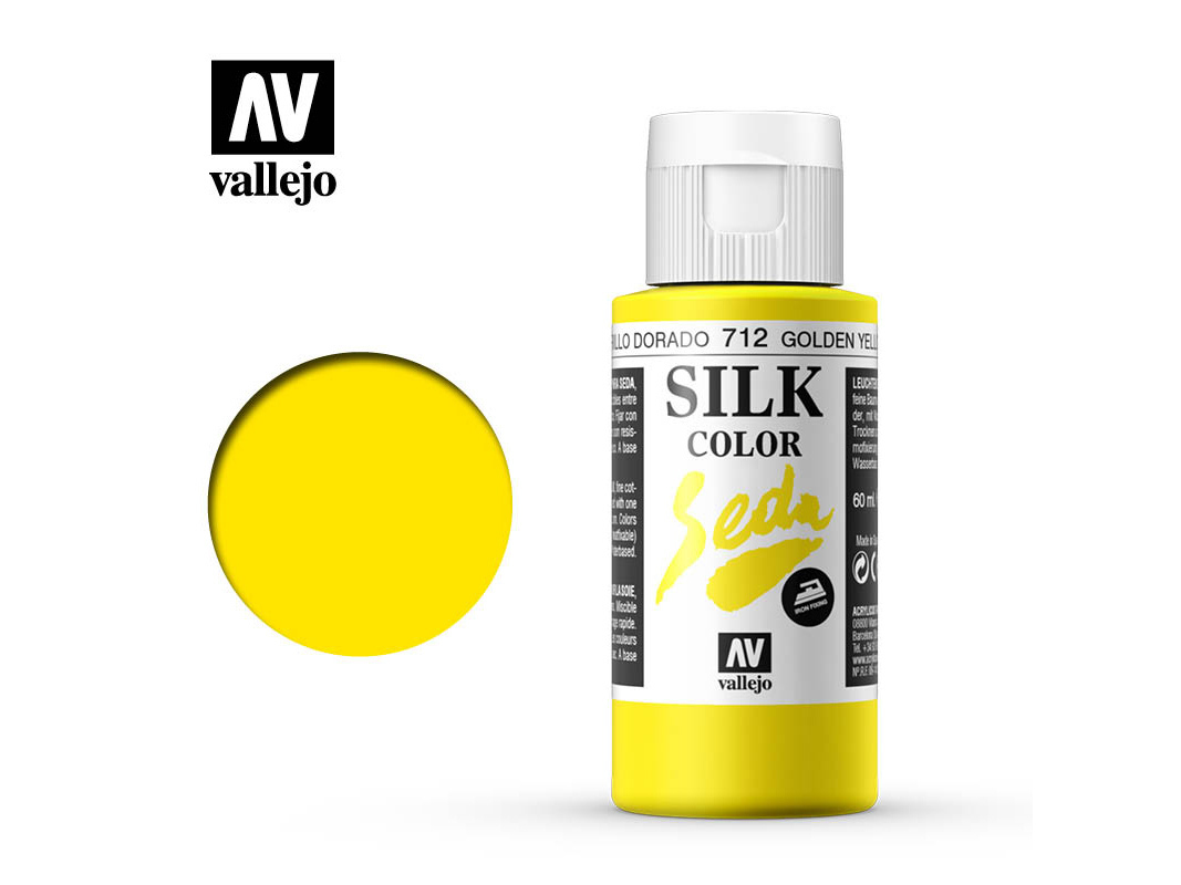 Seidenfarbe Vallejo Silk Color 43712 Golden Yellow (60ml)