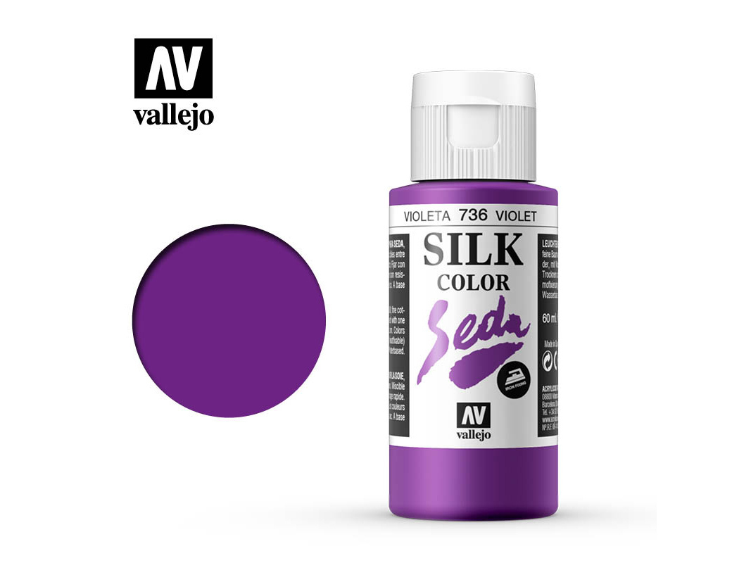 Seidenfarbe Vallejo Silk Color 43736 Violet (60ml)