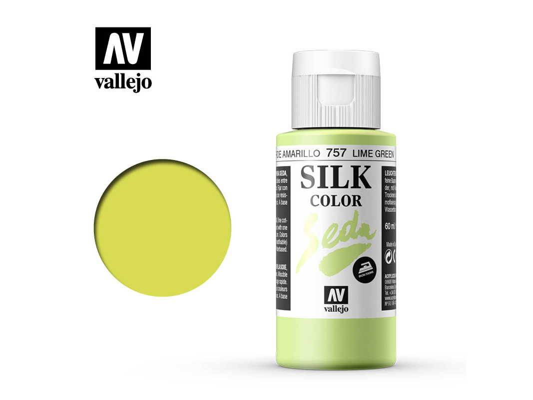 Seidenfarbe Vallejo Silk Color 43757 Lime Green (60ml)