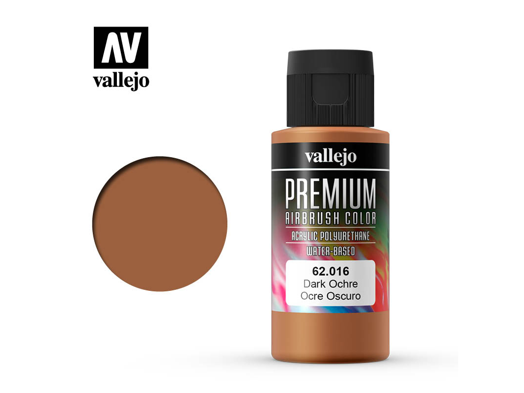 Farbe Vallejo PREMIUM Color 62016 Dark Ochre (60ml)