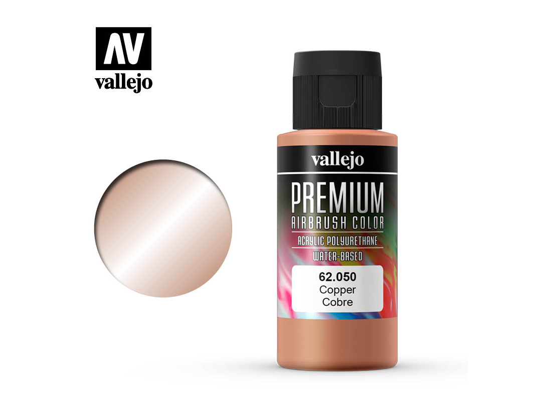 Farbe Vallejo PREMIUM Color 62050 Metallic Copper (60ml)