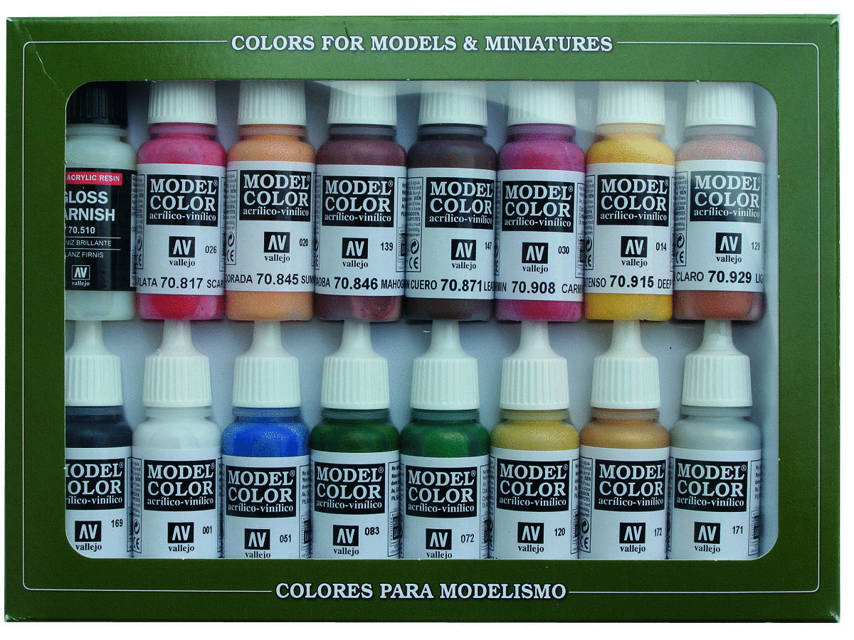 Vallejo Model Color 16 color Set 70148 American Revolution (16)