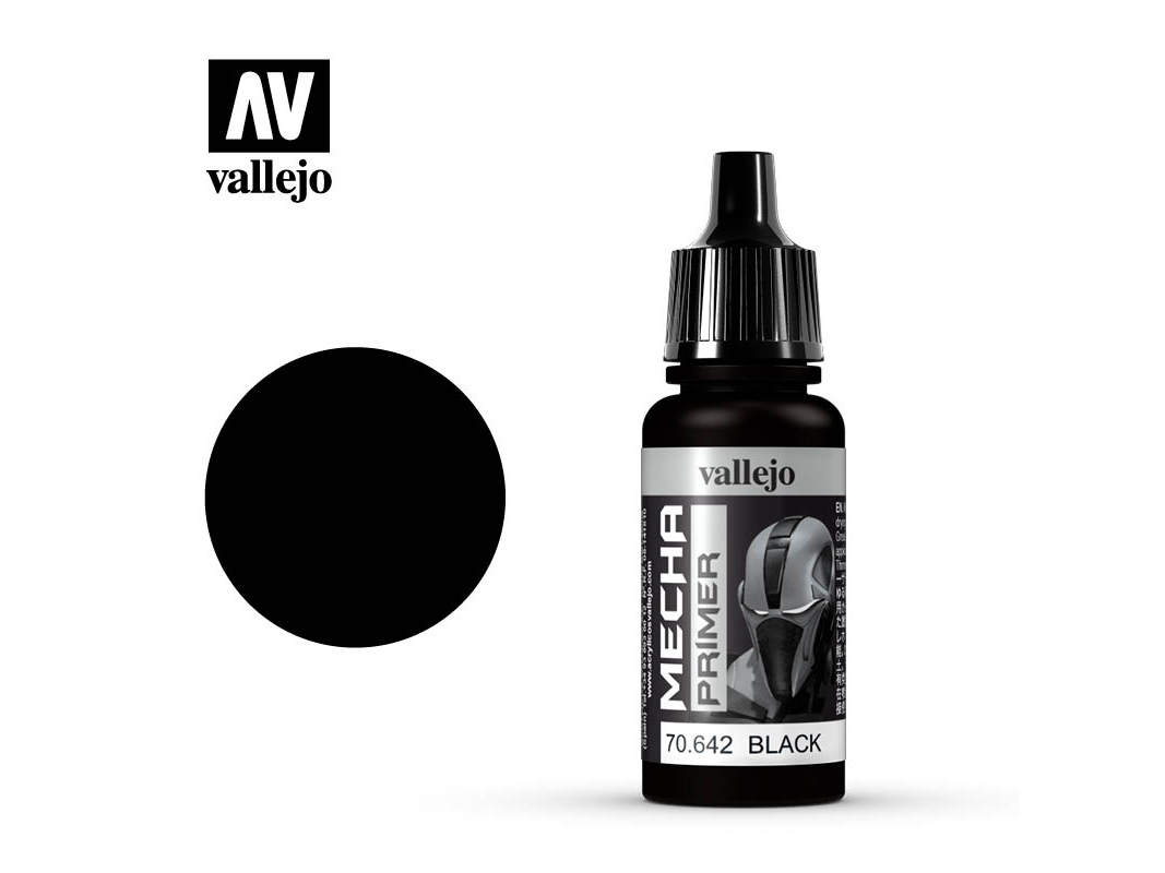 Vallejo Mecha Color Primer 70642 Black (17ml)