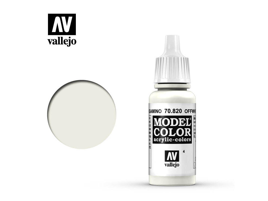 Farbe Vallejo Model Color 70820 Offwhite (17ml)