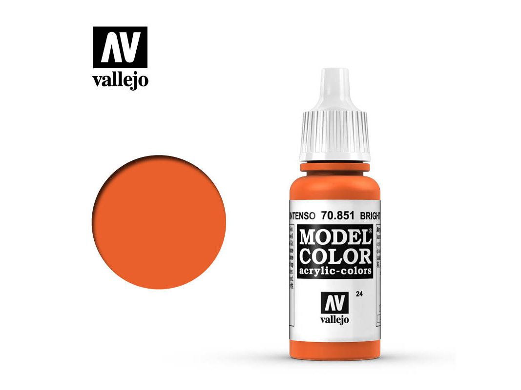 Farbe Vallejo Model Color 70851 Bright Orange (17ml)
