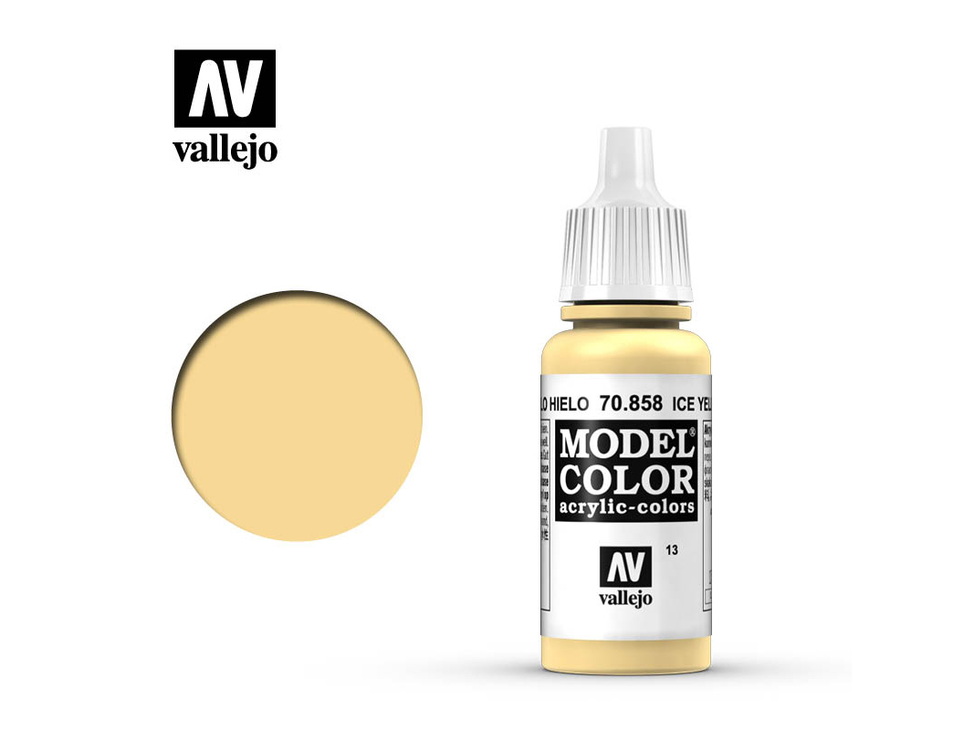 Farbe Vallejo Model Color 70858 Ice Yellow (17ml)