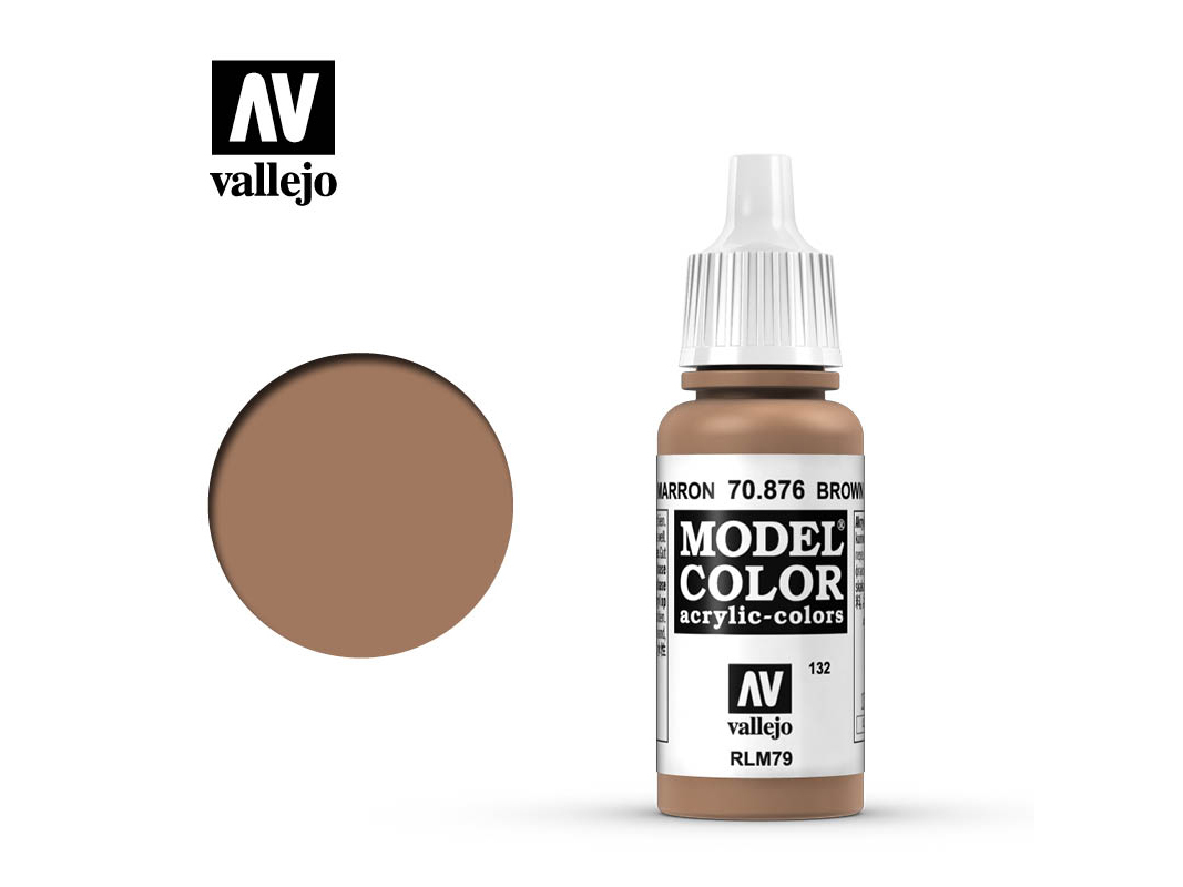 Farbe Vallejo Model Color 70876 Brown Sand (17ml)