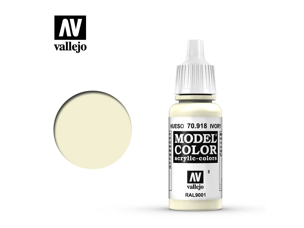Farbe Vallejo Model Color 70918 Ivory (17ml)