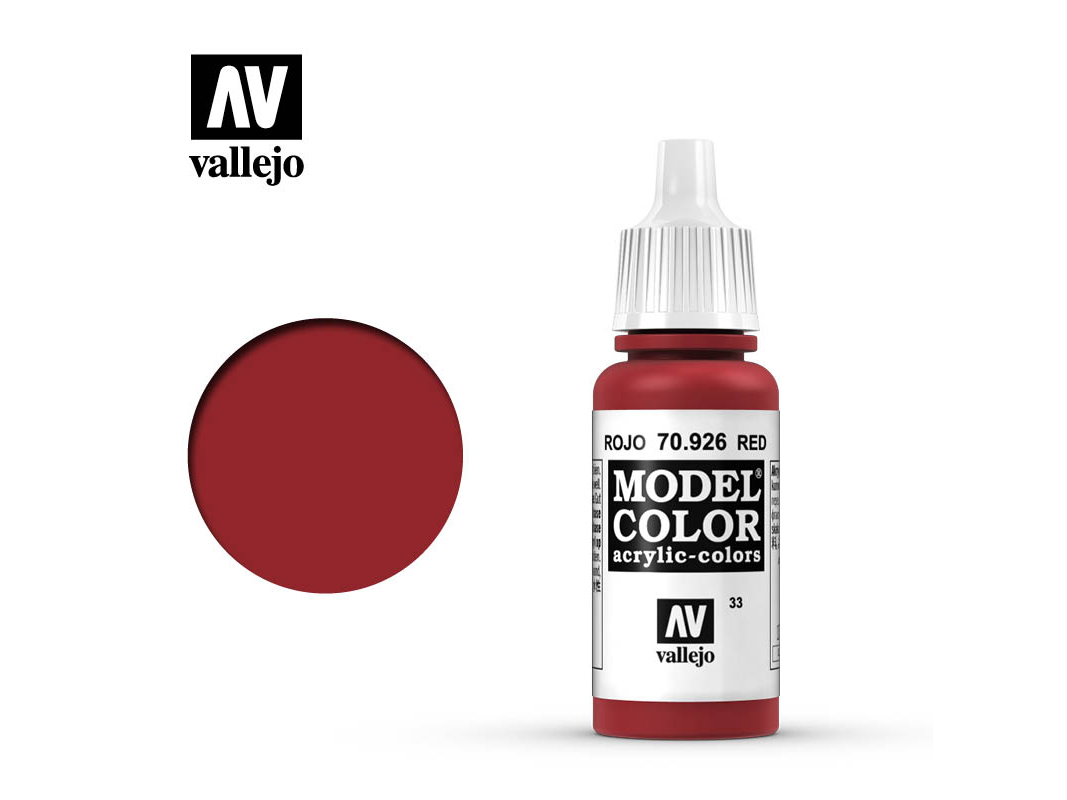 Farbe Vallejo Model Color 70926 Red (17ml)