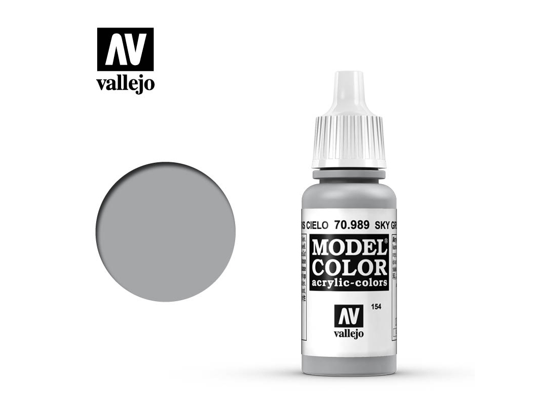 Farbe Vallejo Model Color 70989 Sky Grey (17ml)