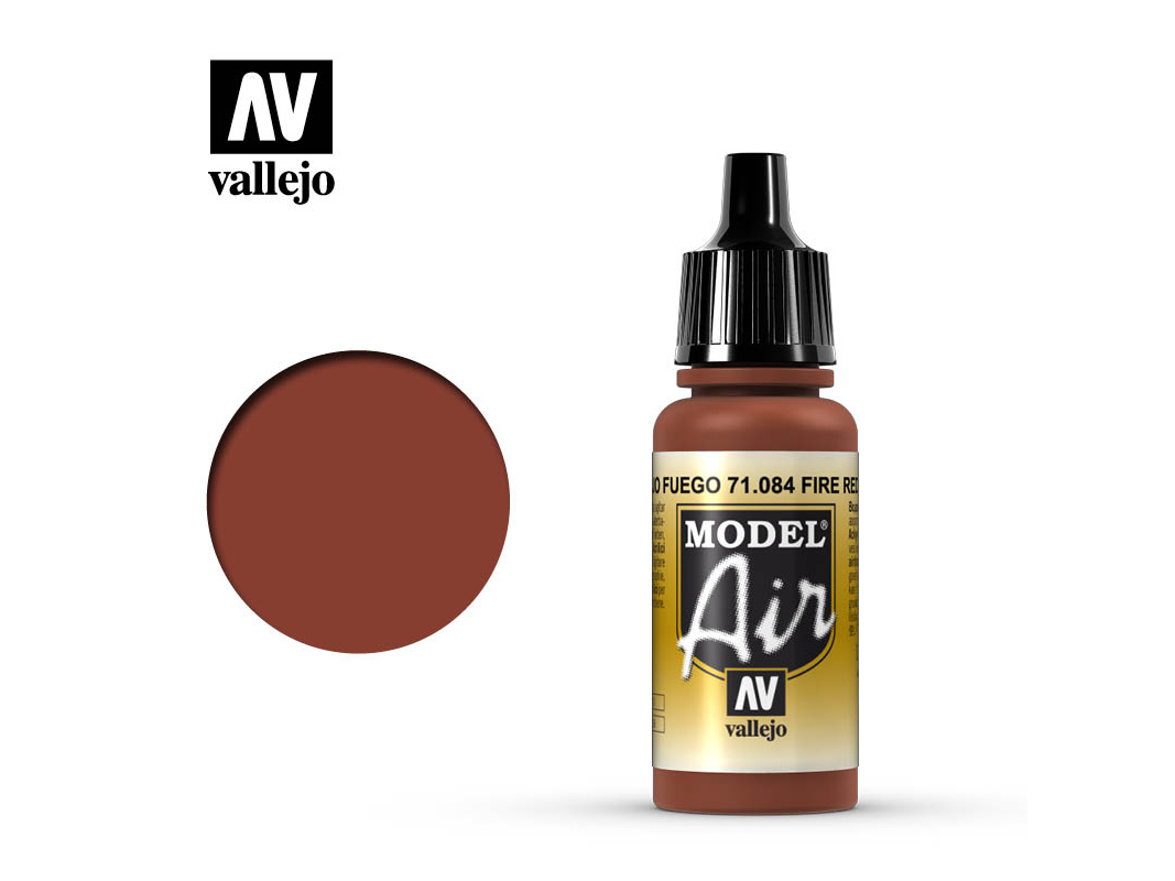 Farbe Vallejo Model Air 71084 Fire Red (17ml)