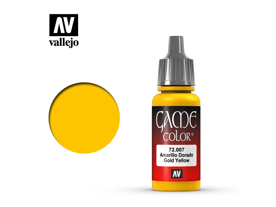 Farbe Vallejo Game Color 72007 Gold Yellow (17ml)
