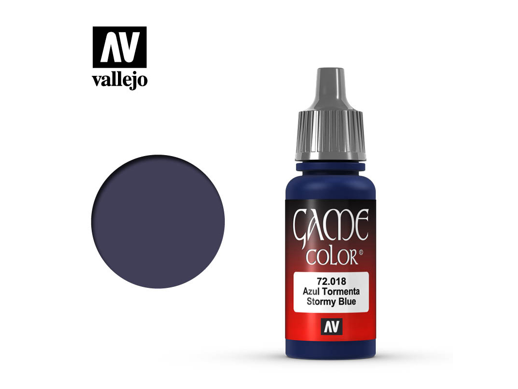 Farbe Vallejo Game Color 72018 Stormy Blue (17ml)