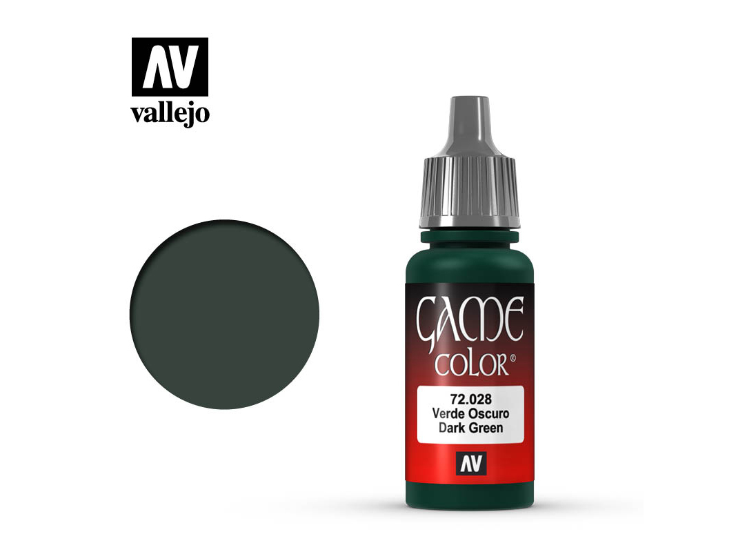 Farbe Vallejo Game Color 72028 Dark Green (17ml)