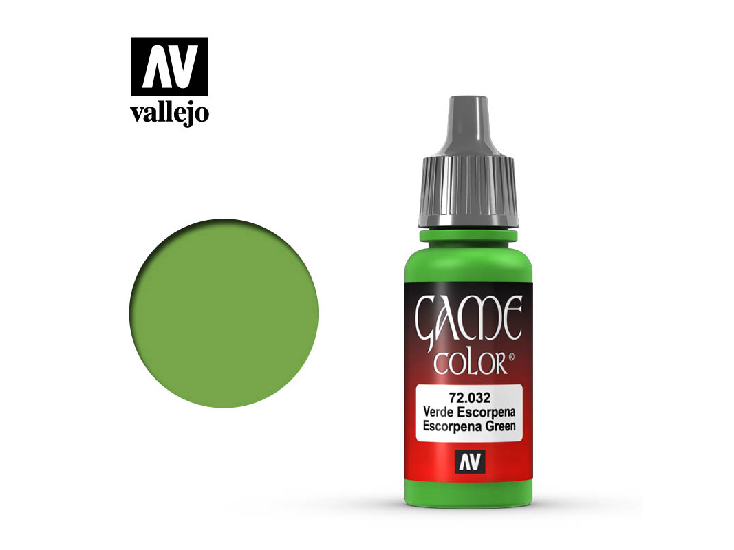 Farbe Vallejo Game Color 72032 Escorpena Green (17ml)