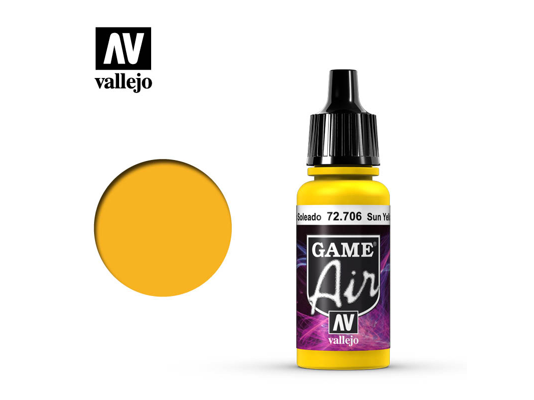 Farbe Vallejo Game Air 72706 Sun Yellow (17ml)