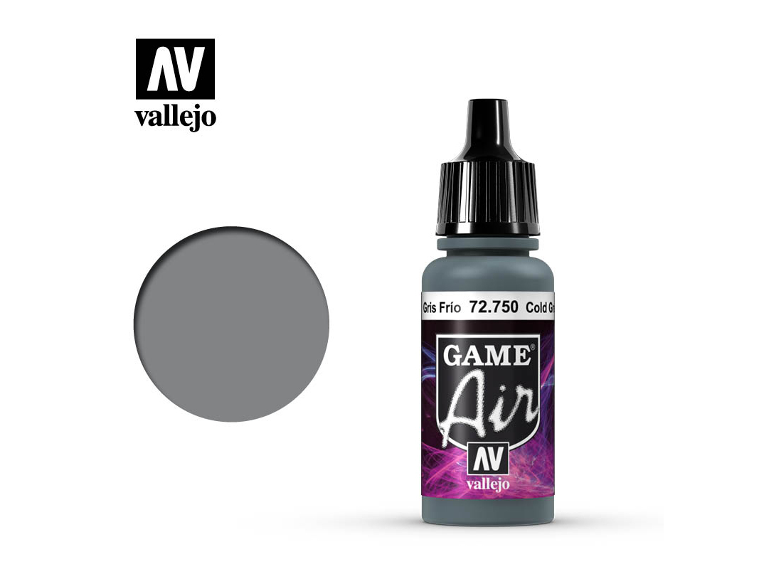 Farbe Vallejo Game Air 72750 Cold Grey (17ml)
