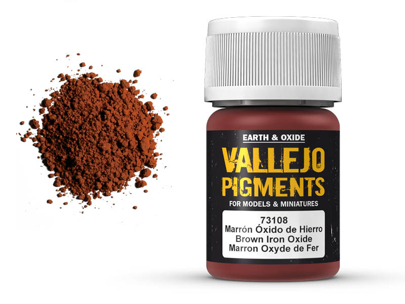Vallejo Pigments 73108 Brown Iron Oxide (35ml)