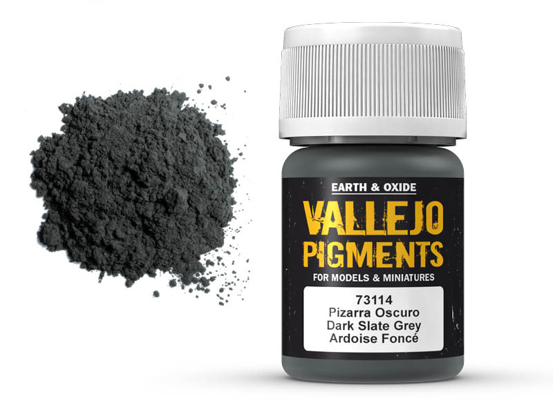 Vallejo Pigments 73114 Dark Slate Grey (35ml)