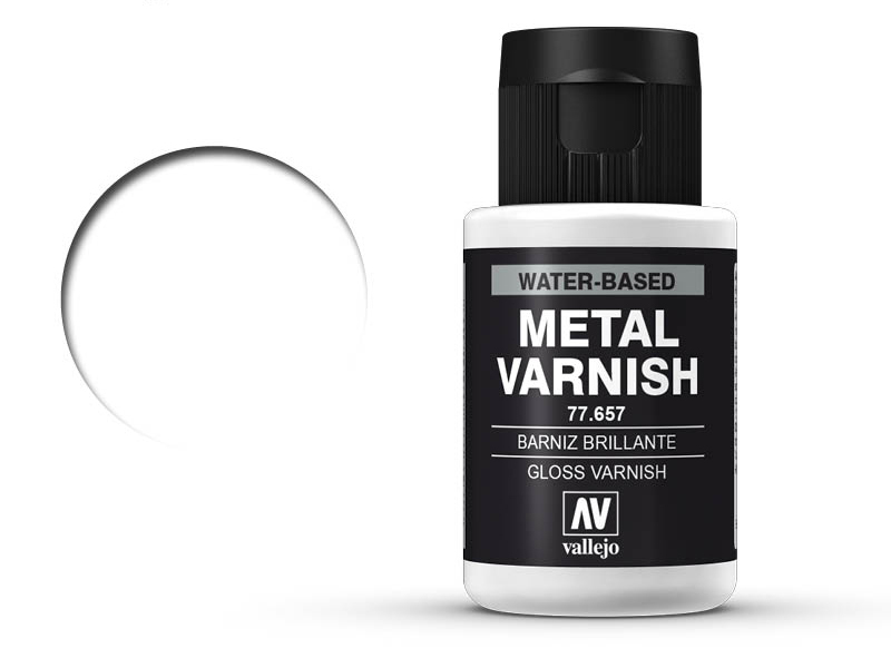 Vallejo 77657 Gloss Metal Varnish (32ml)