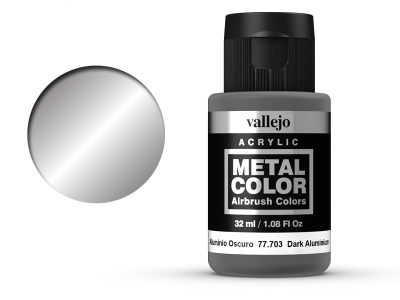 Farbe Vallejo Metal Color 77703 Dark Aluminium (32ml)