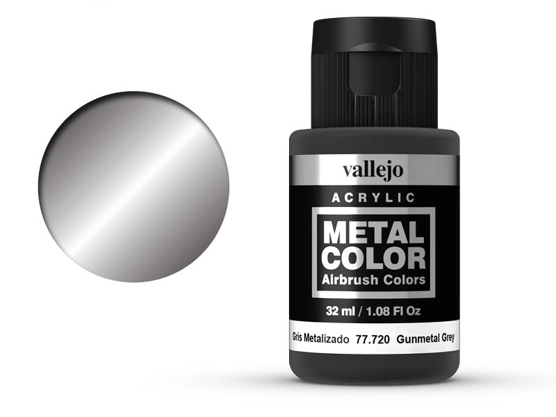 Farbe Vallejo Metal Color 77720 Gunmetal (32ml)