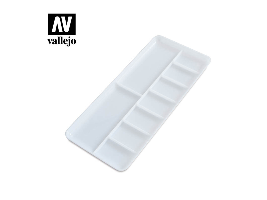 Vallejo HS121 Rectangular palette 18x8,5 cm.
