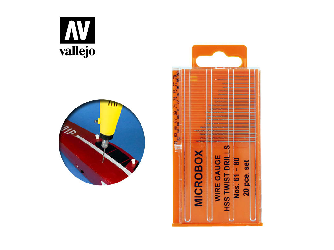 Vallejo T01002 Microbox drill set (20) 61-80