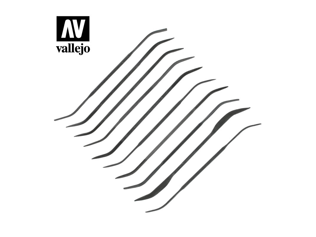Vallejo T03003 Budget riffler file set (10)