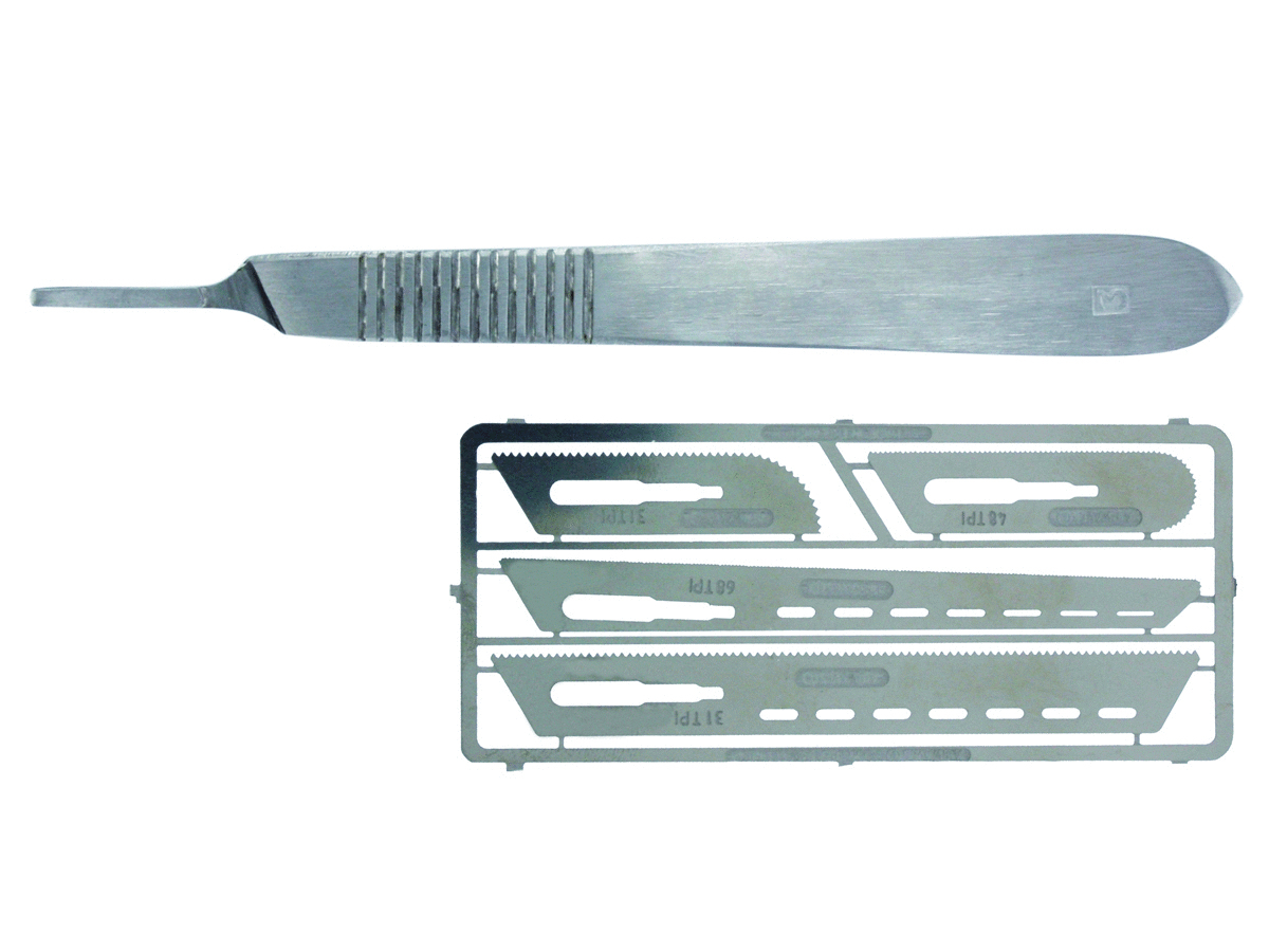 Vallejo T06001 Saw set #1 with scalpel handle #4