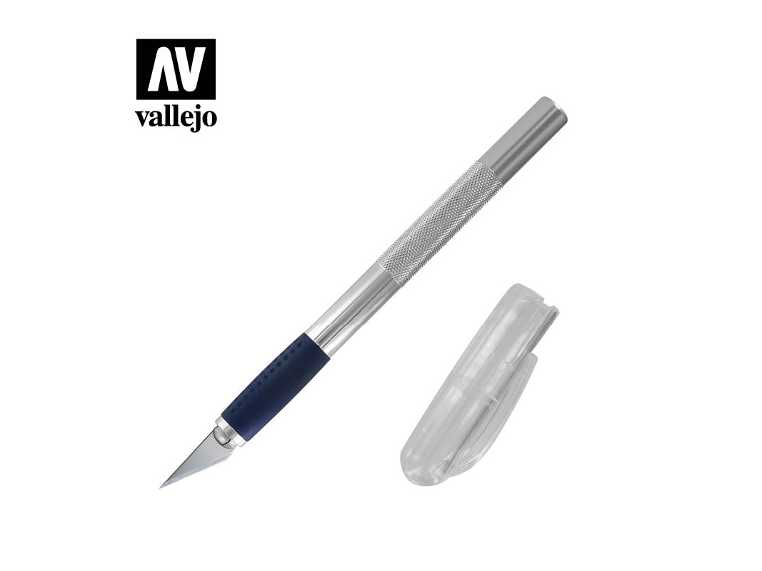 Vallejo T06007 Soft Grip Craft Knife no.1 with #11 Blade
