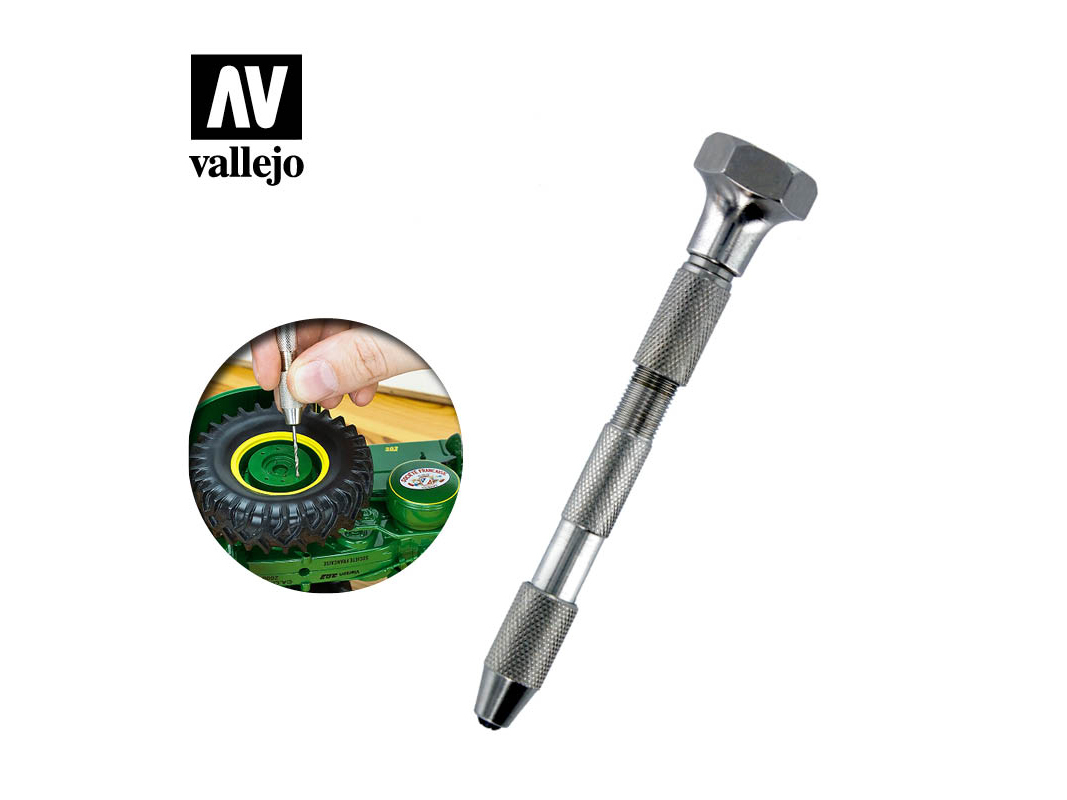 Vallejo T09001 Pin vice - double ended, swivel top