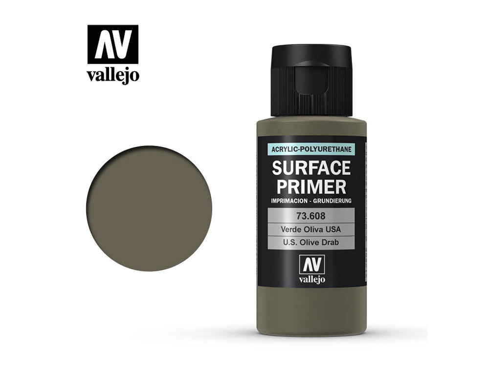 Vallejo Surface Primer 73608 U.S. Olive Drab (60ml)