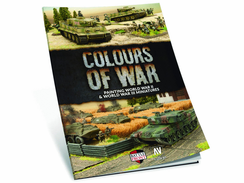Vallejo 75013 Book: Colours of War - Painting WWII & WWIII miniatures