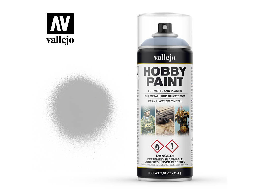 Vallejo Hobby Spray Paint 28011 Grey Primer Spray (400ml)