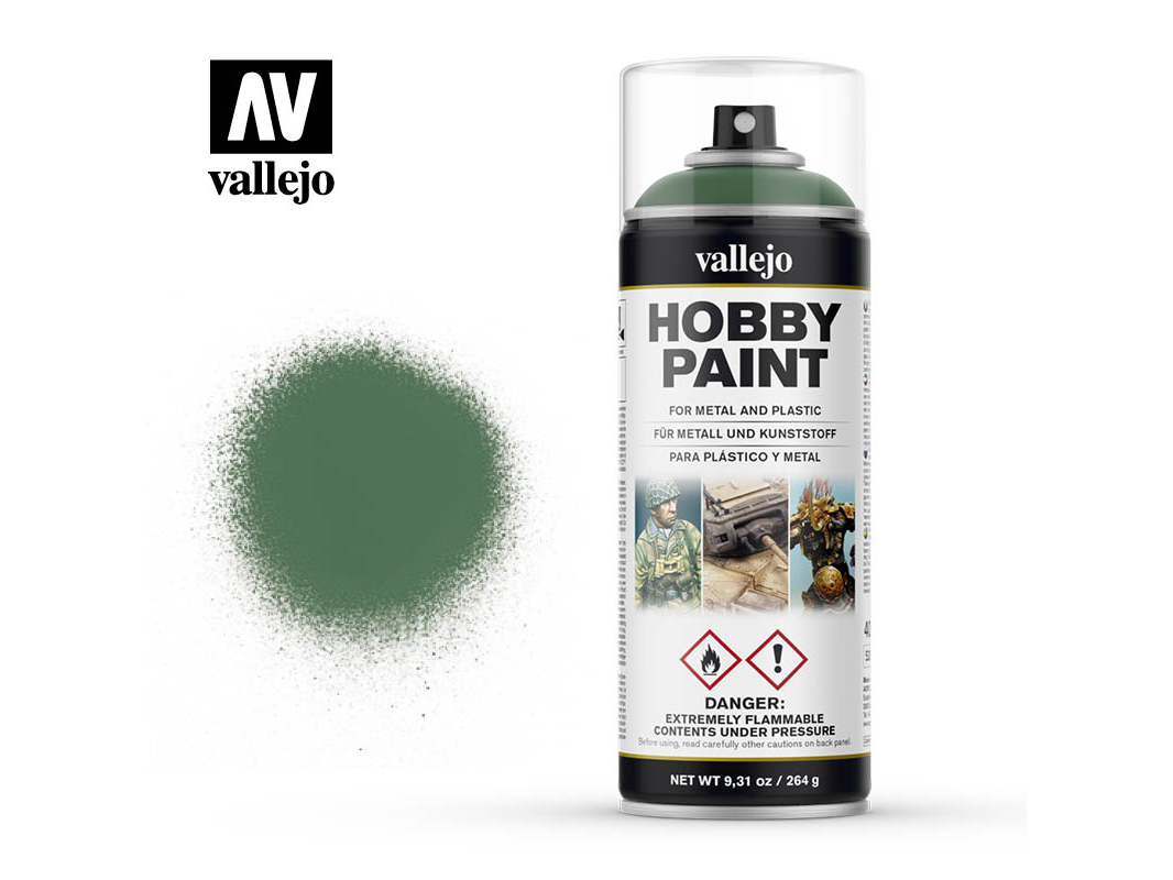 Vallejo Hobby Spray Paint 28028 Sick Green (400ml)
