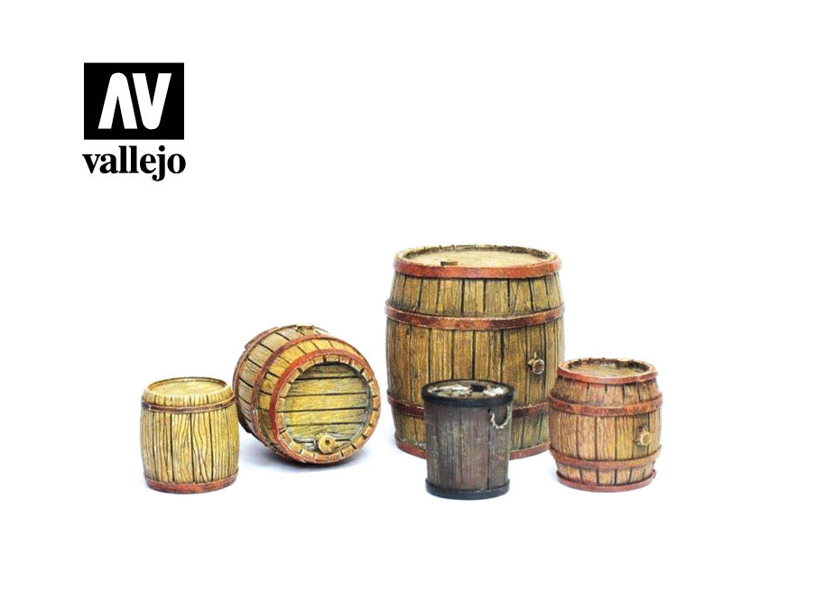 Vallejo Scenics SC225 Wooden Barrels