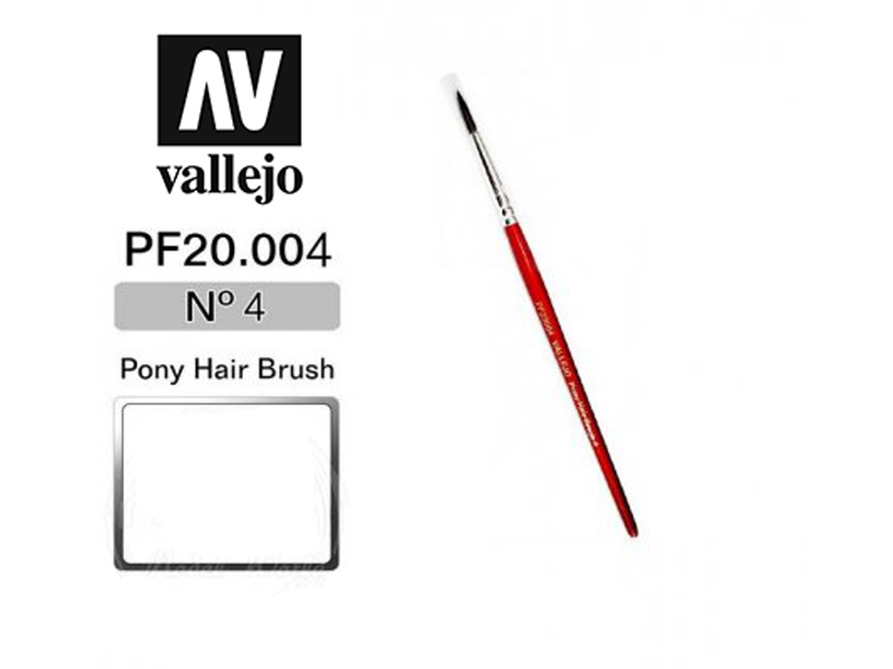 Vallejo Brush PF20004 Pony Hair, No.4