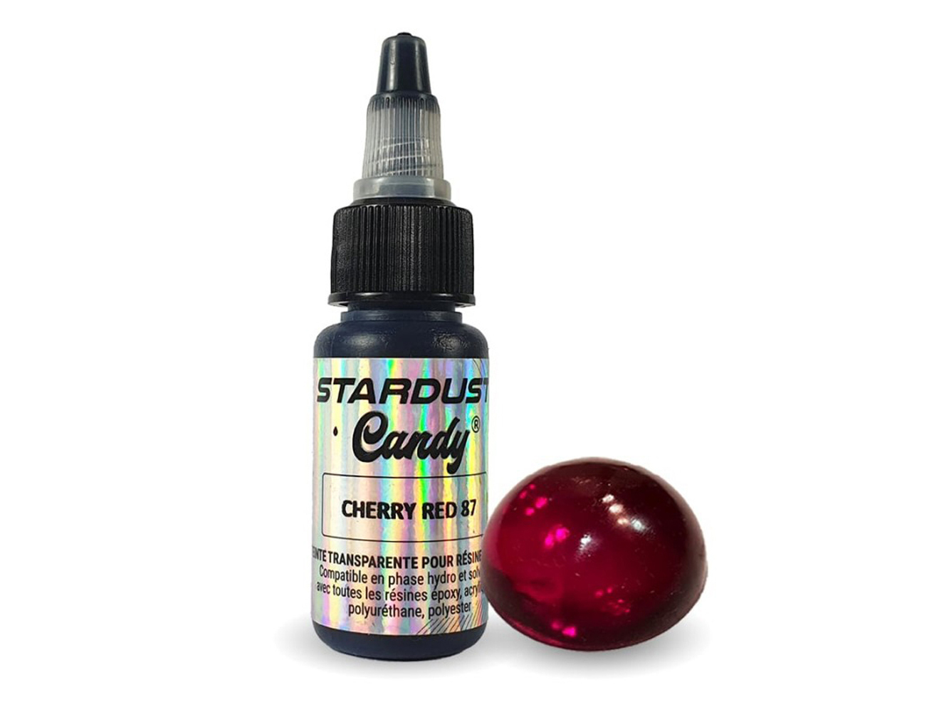 Stardust Translucent dyes für resin 17ml Cherry Red 87