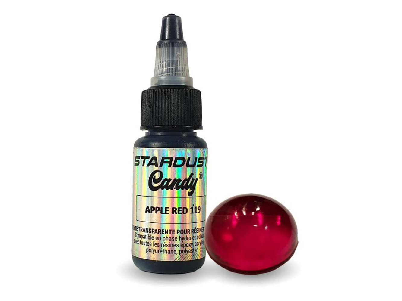 Stardust Translucent dyes für resin 17ml Red Apple 119