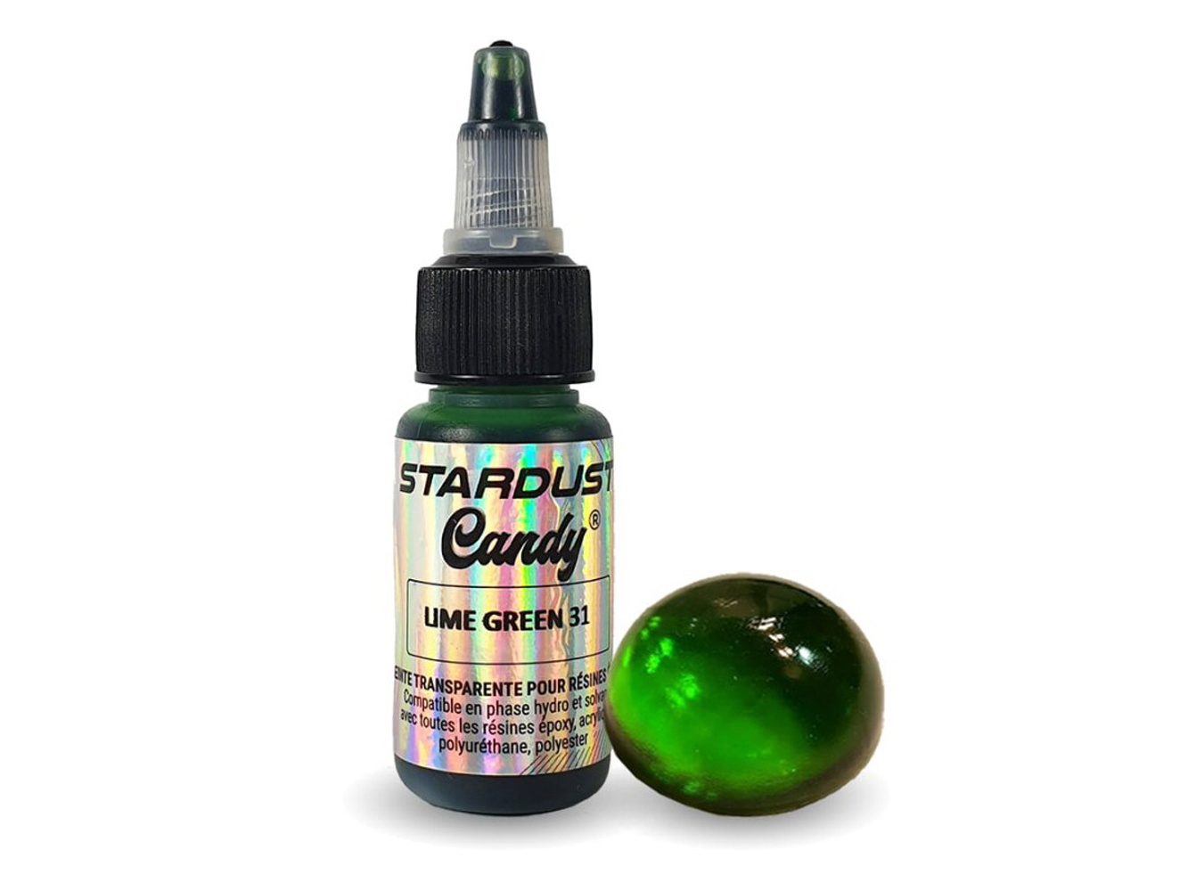Stardust Translucent dyes für resin 17ml Green lime 31