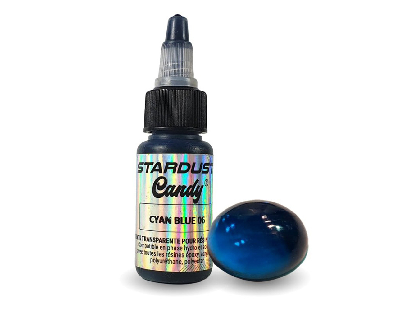 Stardust Translucent dyes für resin 17ml Cyan blue 06