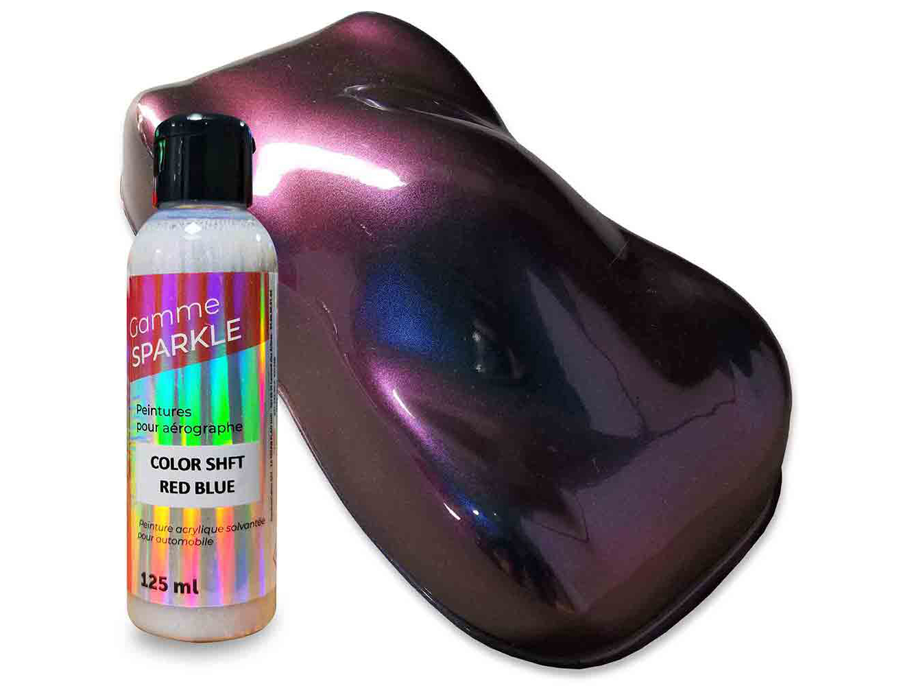 Stardust Airbrush Color SPARKLE COLOR SHIFT RED BLUE 125ml