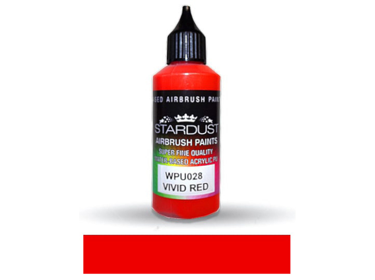 Stardust WPU028 Airbrush PU 1K RC Art Color VIVID RED 60ml